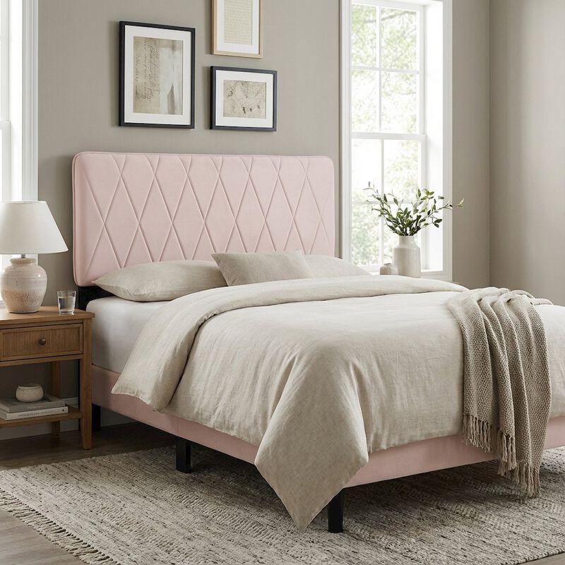 California King Headboard Panel in Neutral Tone with Durable Frame Design image number 3