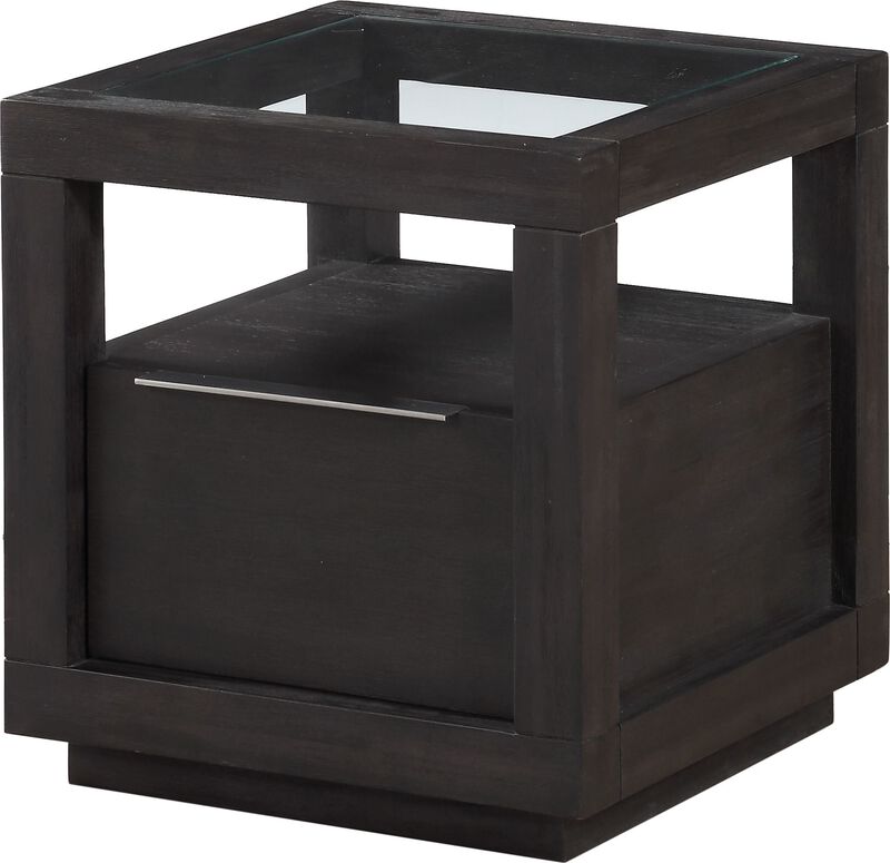 Oxford Gray End Table image number 3