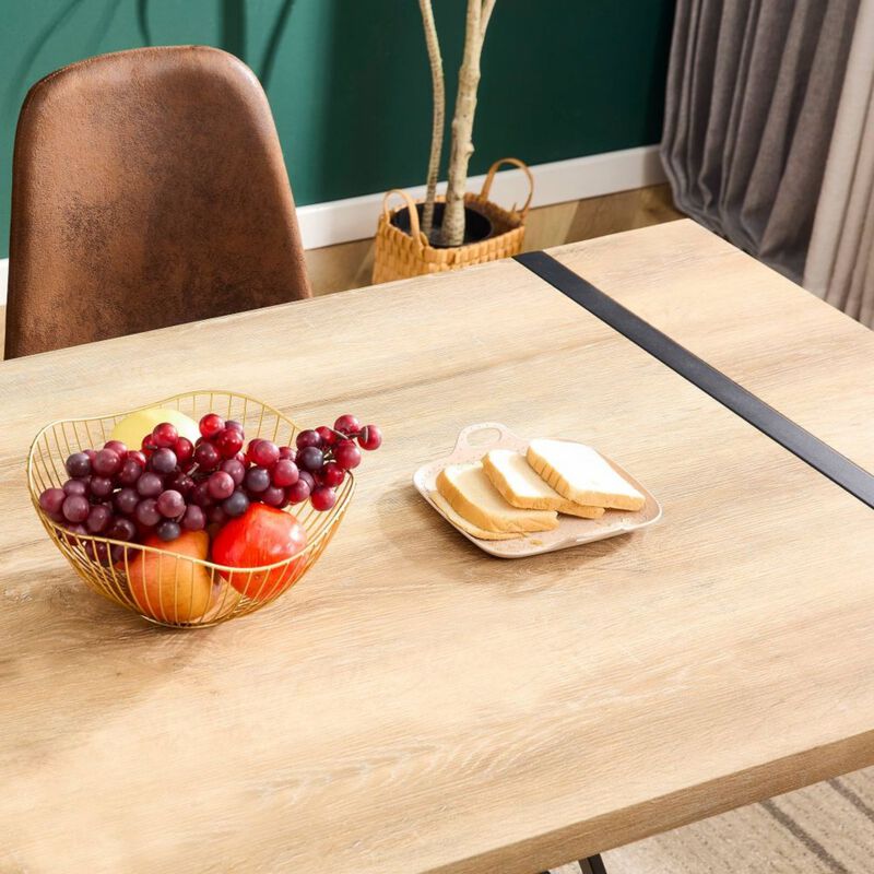 Dwifix Industrial Rectangular Dining Table image number 3