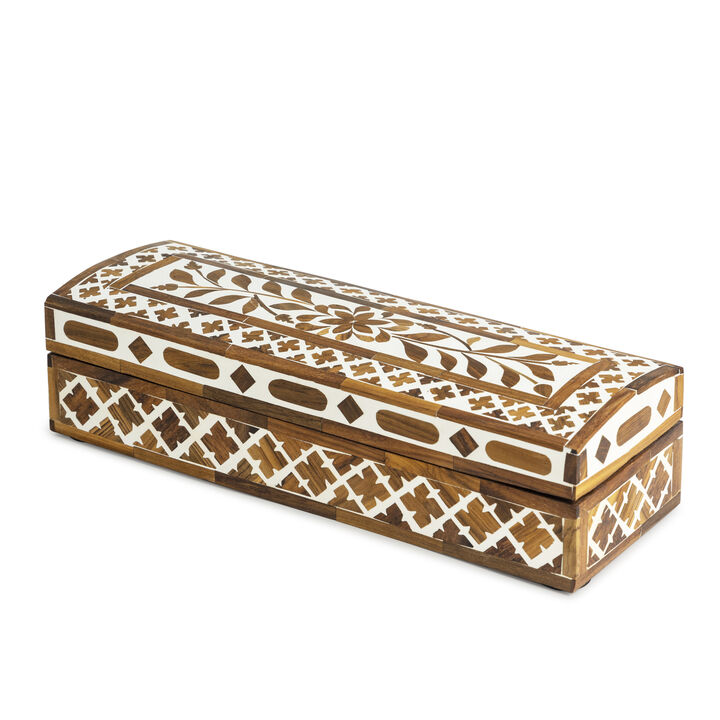 Jodhpur Mother of Pearl Decorative Box - 12"