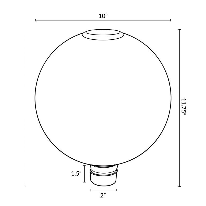 Sunnydaze Solar Gazing Ball for Garden, Iridescent Purple image number 2