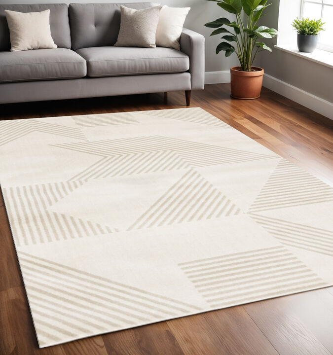 HomeRoots Geometric Area Rug