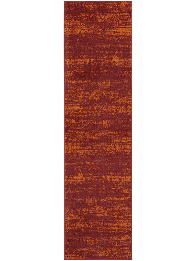 Nourison Essentials NRE03 Red 2' x 4' Rug