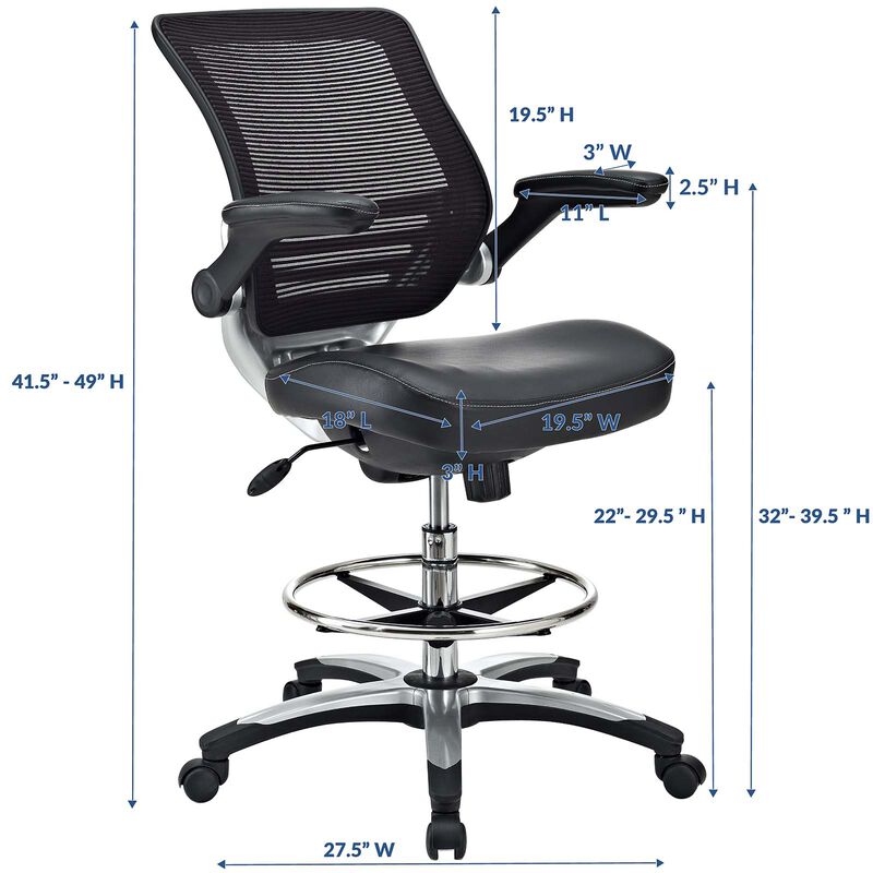 Modway Furniture - Edge Drafting Chair image number 9