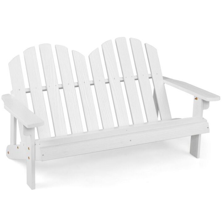 Hivvago 2 Person Adirondack Chair with High Backrest