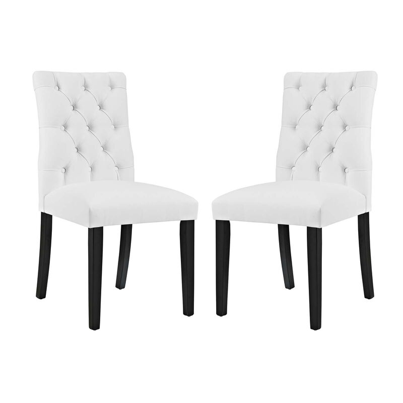 Duchess Dining Chair Vinyl Set of 2 image number 0