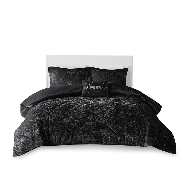 Gracie Mills Eirlys Velvet Comforter Set