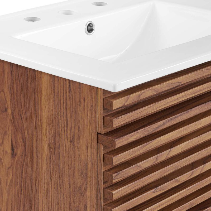 Render 24" Wall-Mount Bathroom Vanity image number 7