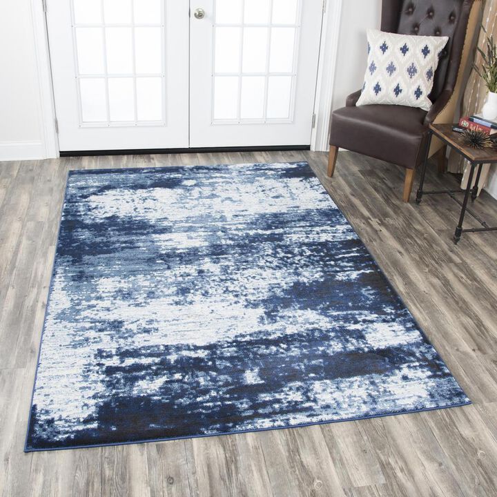 Power Loomed Cut Pile Polypropylene Rug, 5'3" x 7'6"