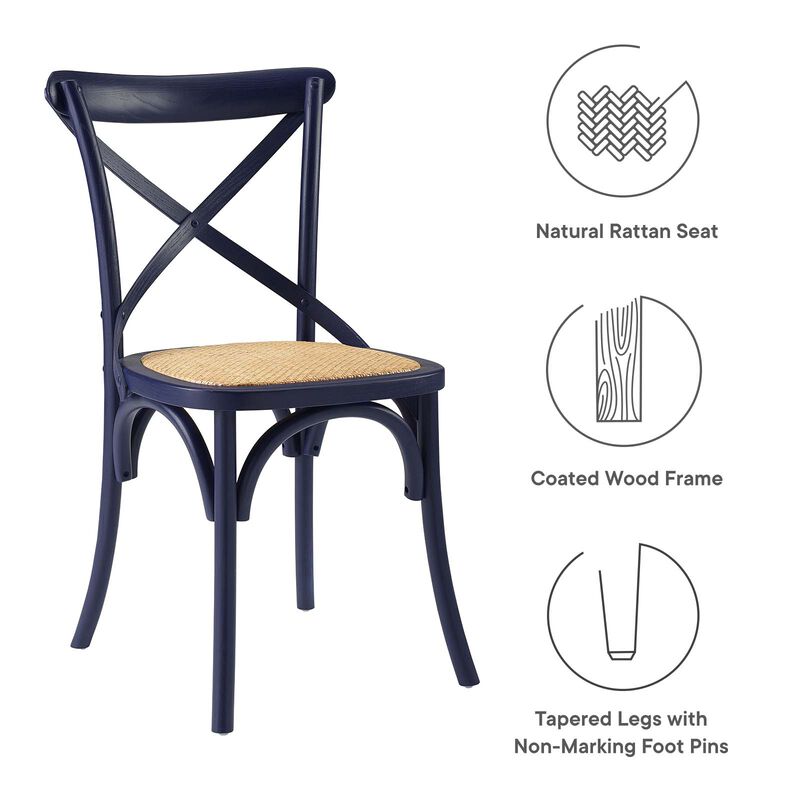 Gear Dining Side Chair-Benzara image number 5