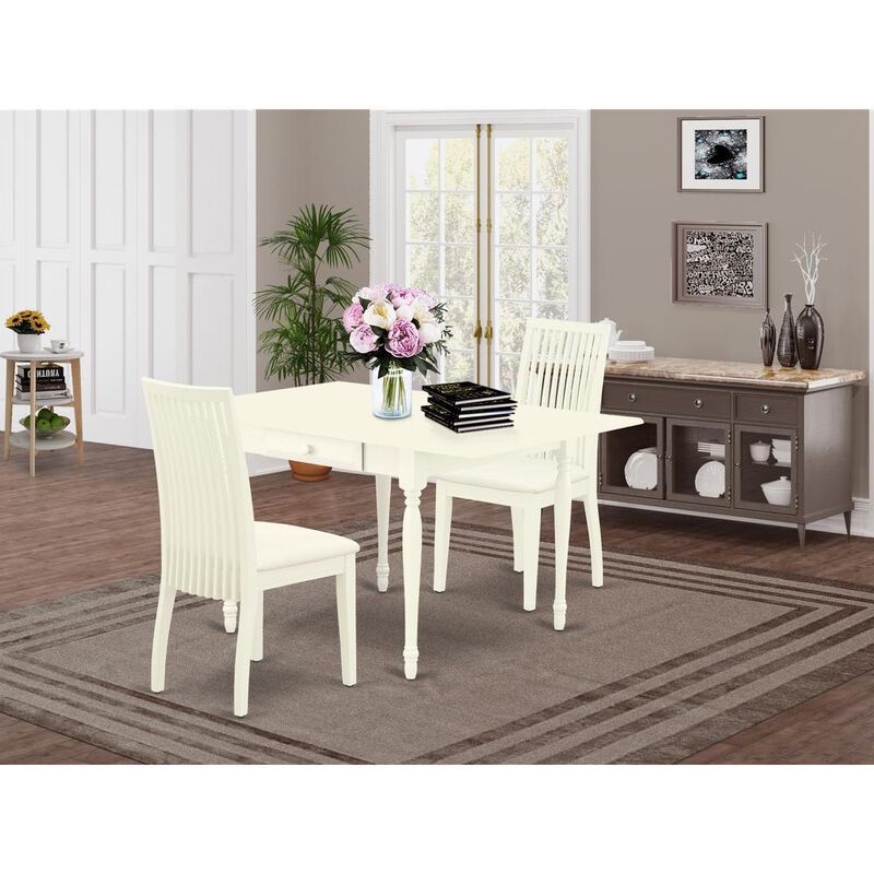 Dining Room Set Linen White