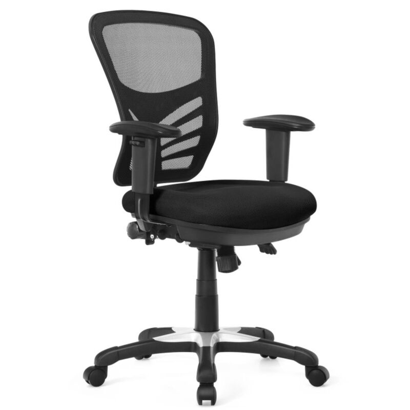 Hivvago Ergonomic Mesh Office Chair with Adjustable Back Height and Armrests