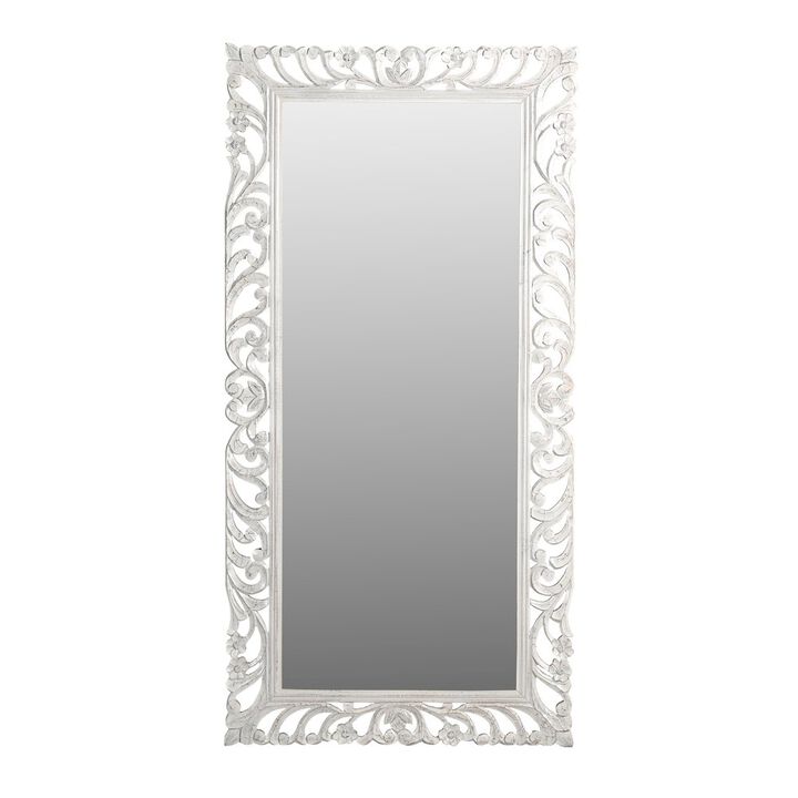 Alex Hamilton Margo Mirror Finished Handcarved Solid Wood