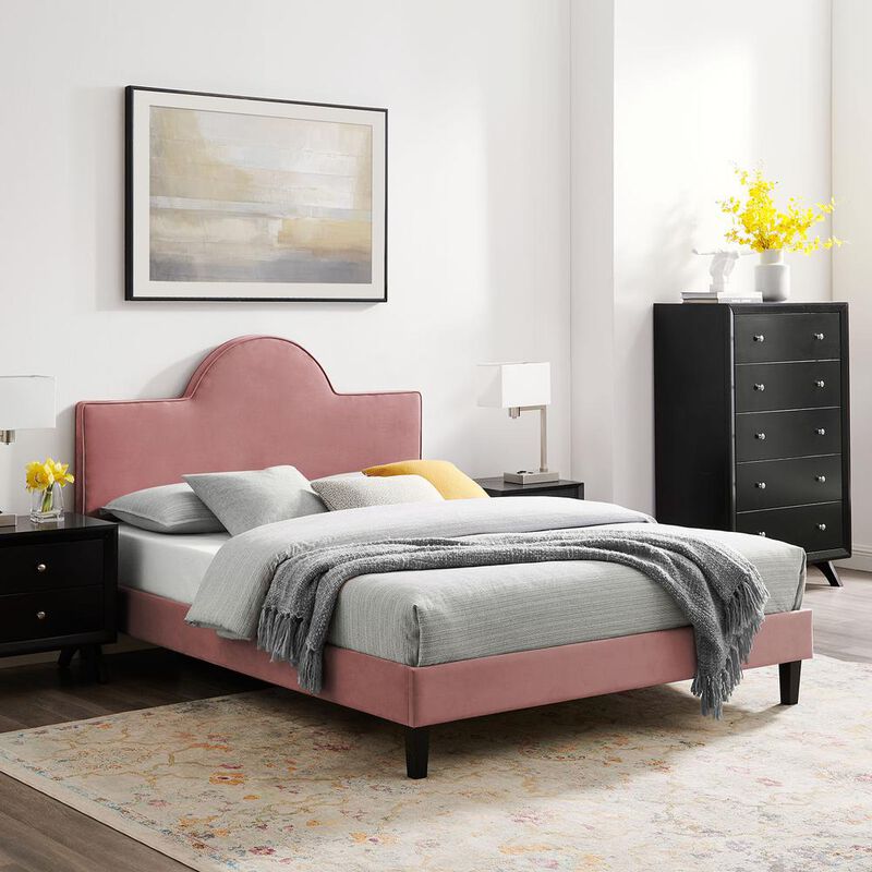 Soleil Performance Velvet King Bed image number 8