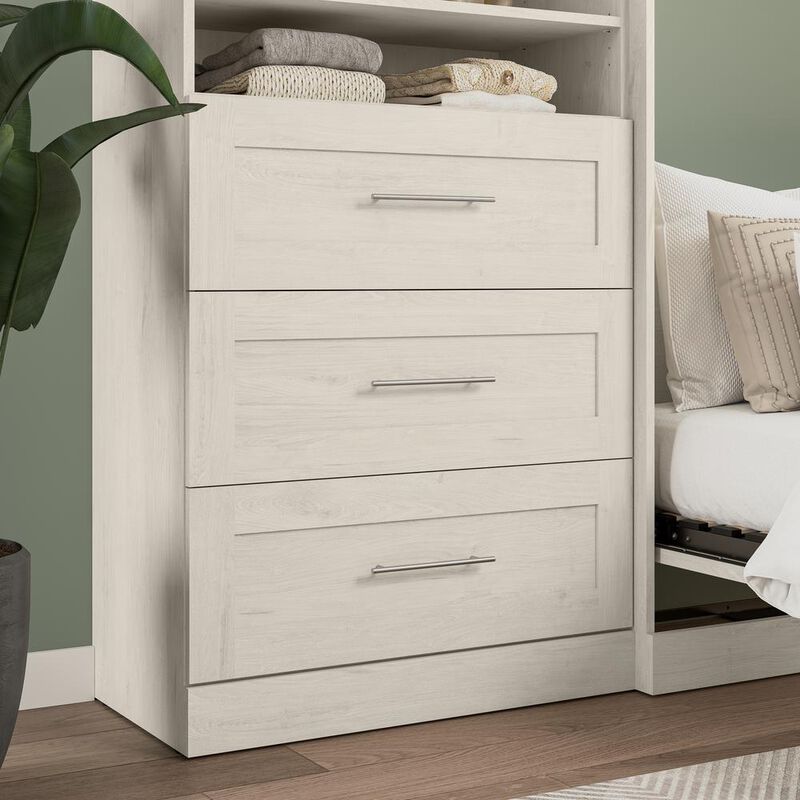 Bestar Pur 3 Drawer Set for Pur 36W Closet Organizer , Rustic Brown