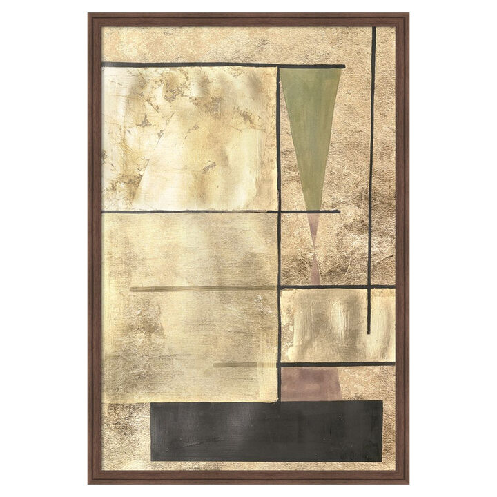 Gold Standard III by Michael Willett Framed Canvas Wall Art