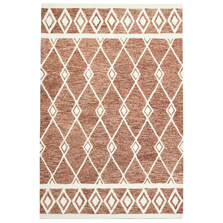 HomeRoots Oriental Hand Woven Area Rug With Fringe