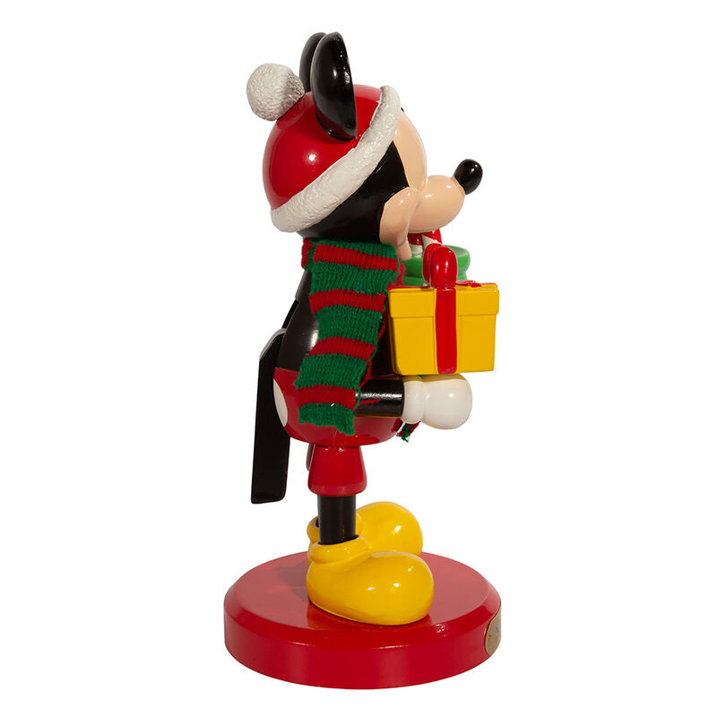 10" Disney© Mickey Mouse With Present Nutcracker