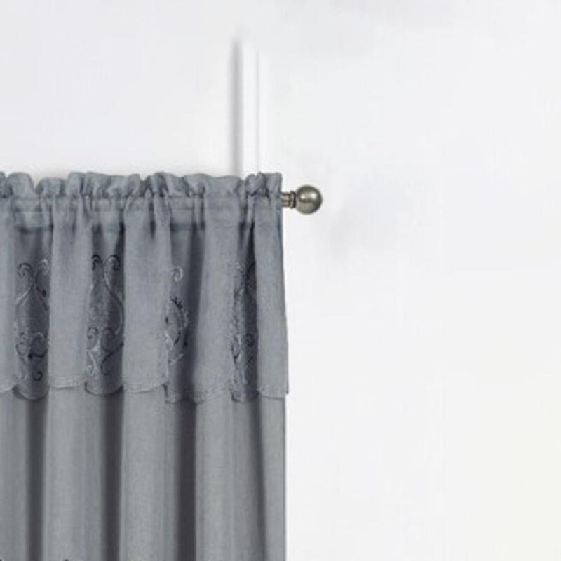 RT Designers Collection Jayla Stylish & Premium Embroidered Curtain Panel