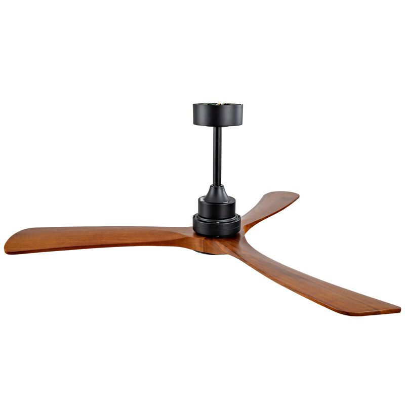 52" Indoor Ceiling Fan with 3 Solid Wood Blades image number 0