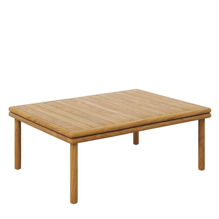 Wren Outdoor Patio Teak Wood Coffee Table