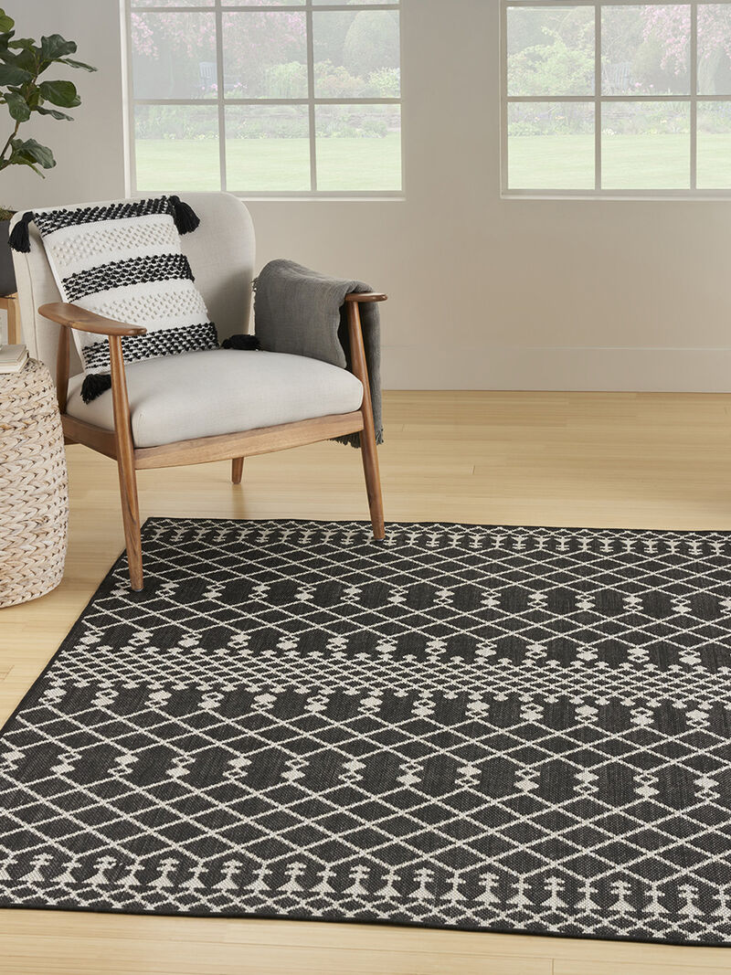 Positano POS02 Black 5' x 7' Rug