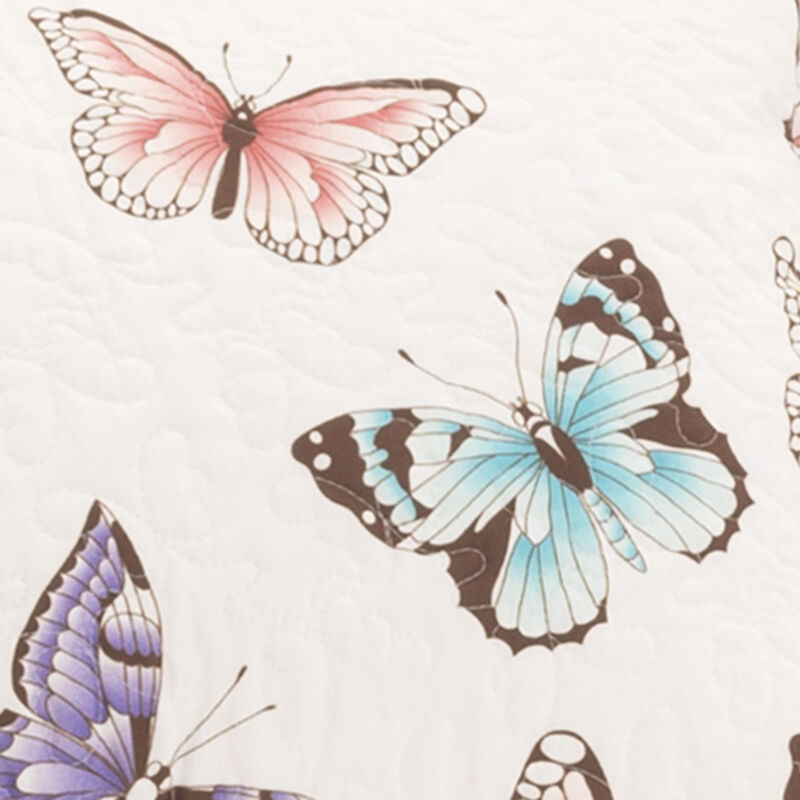 Flutter Butterfly Oversized Quilt 2Pc Set image number 5