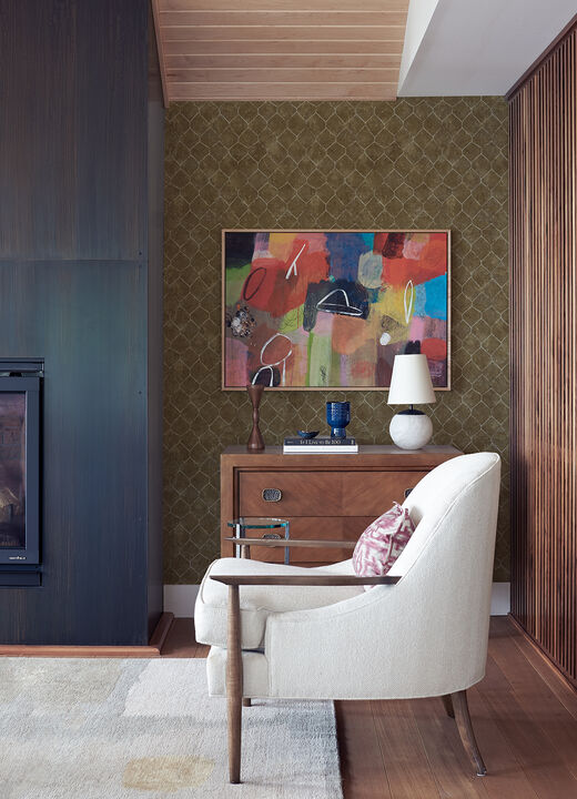 Rauta Brass Hexagon Tile Wallpaper (Set of 2)