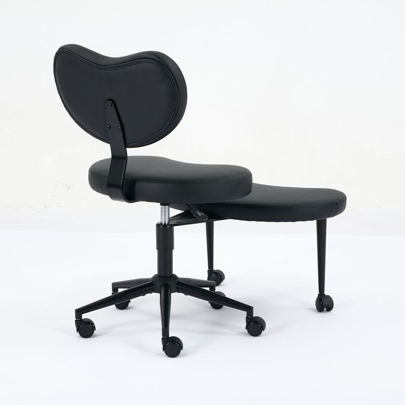 GOODSILO Flexible Seating Meditation Chair With Adjustable Footstool And Lumbar Support For Active Sitting Positions image number 6