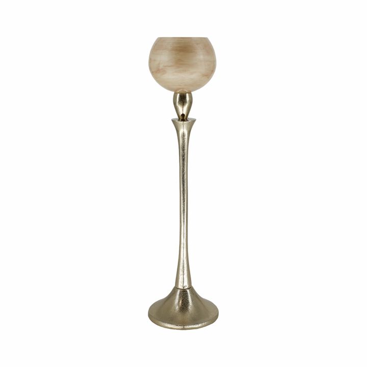 Glass 20" Goblet Votive Holder
