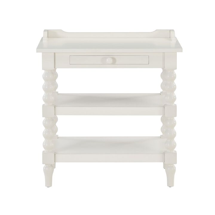 Comfort Pointe Averly Antique White Nightstand