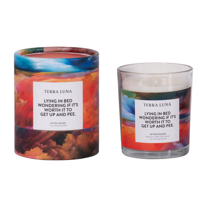 4" 7 Oz Lying In Bed Candle