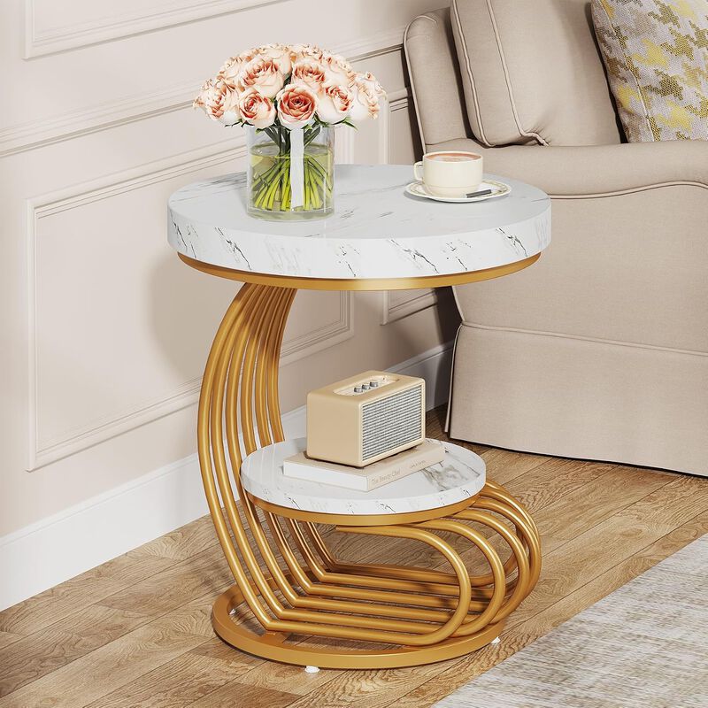Round End Table image number 6