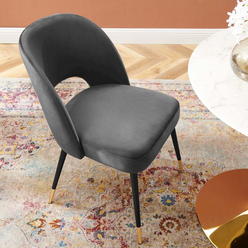 Rouse Performance Velvet Dining Side Chair image number 7