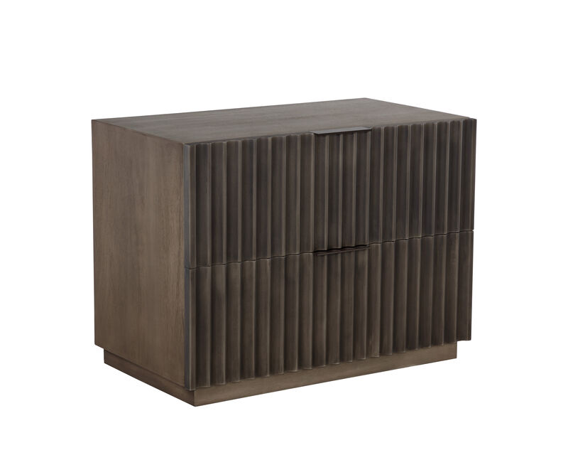 Carlin Taupe Nightstand