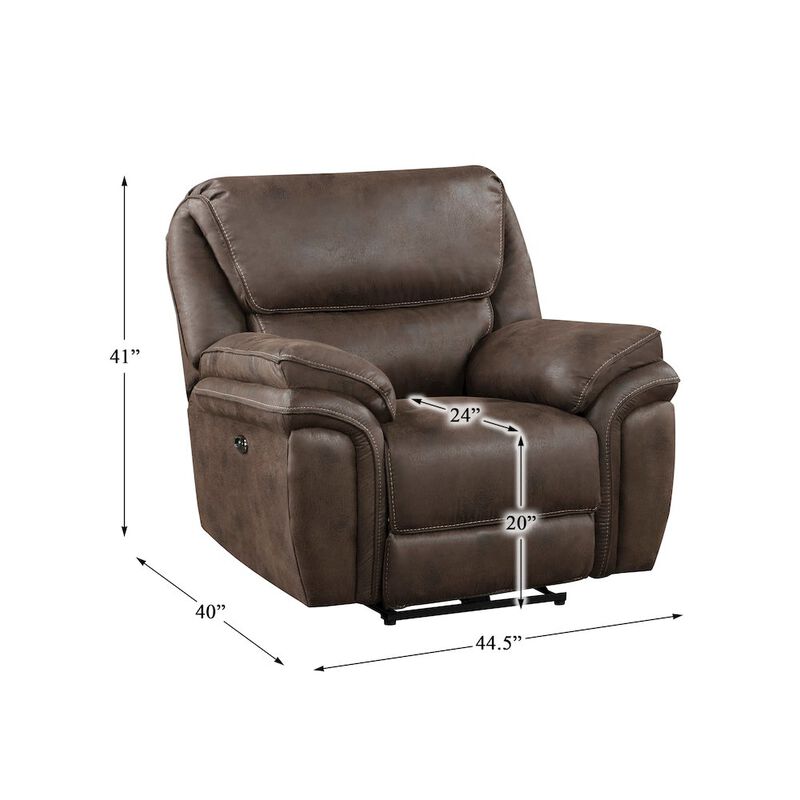 Lexicon Proctor Microfiber Power Reclining Chair