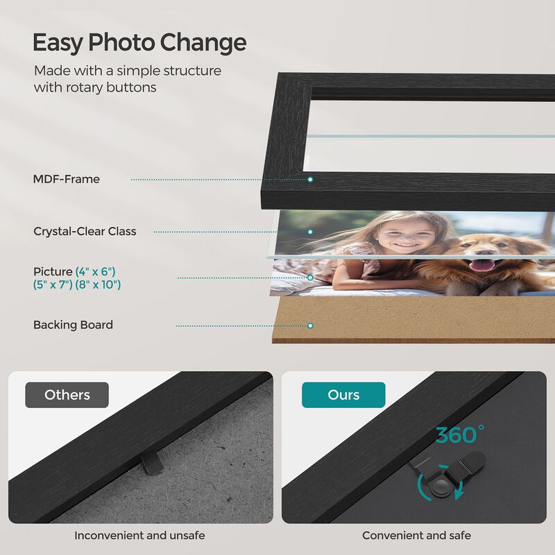 Picture Frames with 16 Mats