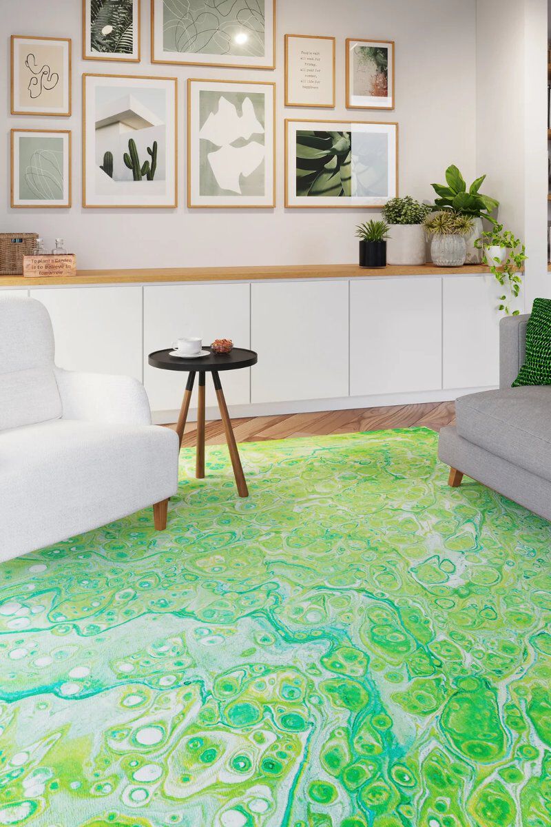 Kikiamo KK5 Lime-In 3' x 5' Rug image number 2