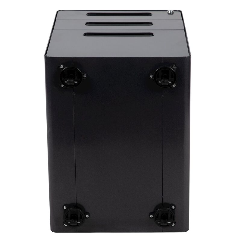 Flash Furniture 3-Drawer Mobile Locking Filing Cabinet with Anti-Tilt Mechanism, Black image number 8