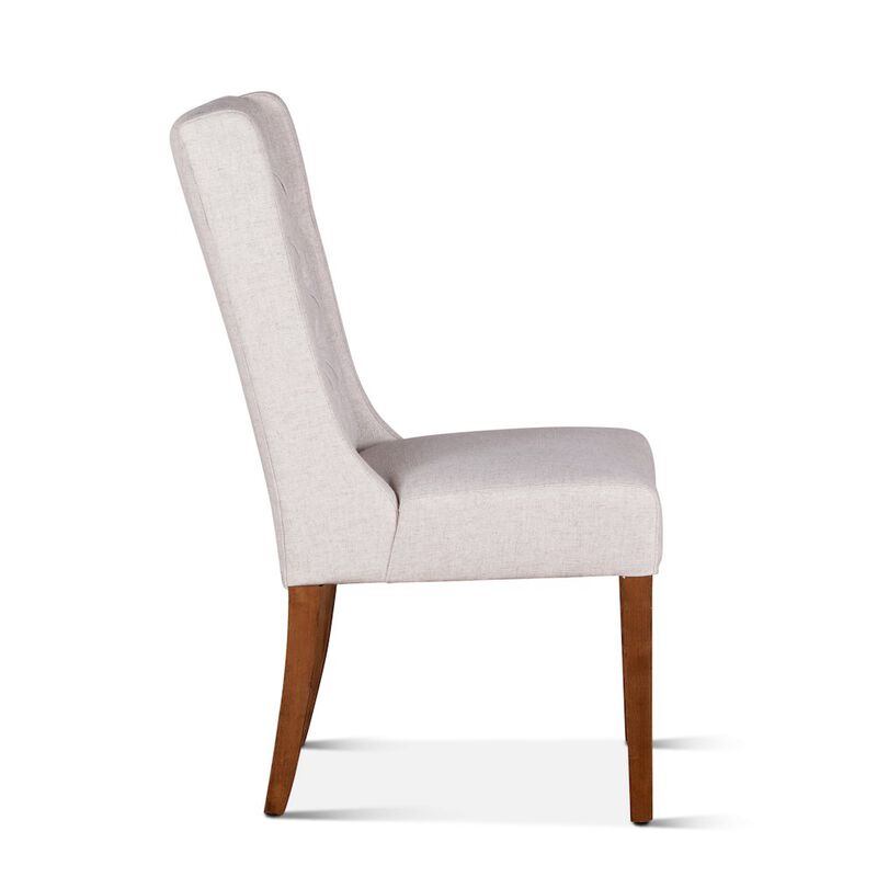 World Interiors Chloe Din Chair - Off-White image number 4