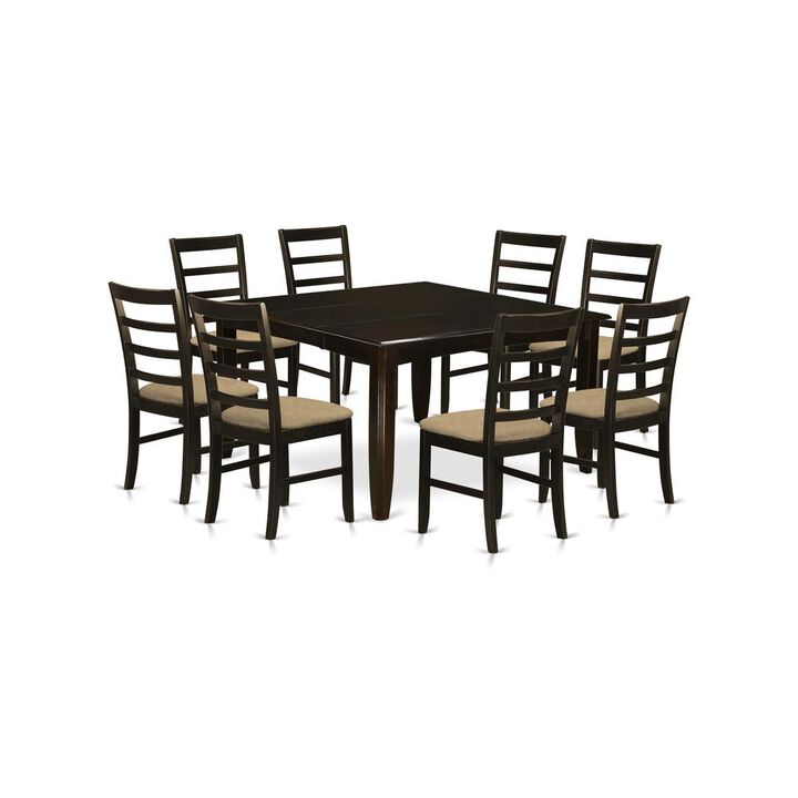 9 Pc Dining room set-Square 54" Gathering Table and 8 Stools