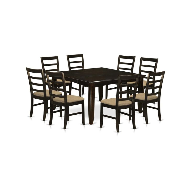 9 Pc Dining room set-Square 54" Gathering Table and 8 Stools