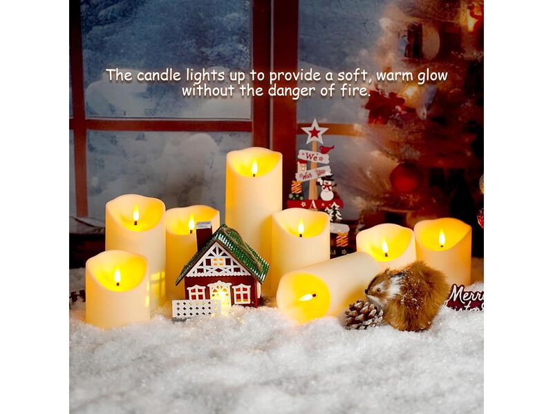 Flameless Candles, LED Candles,Plastics Realistic Candle image number 2