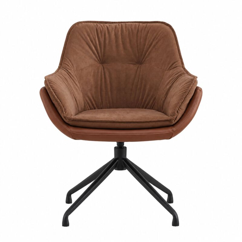 GOODSILO Ergonomic High Back Faux Leather Office Chair with Adjustable Height, 360&deg; Swivel and Soft Padding for All-Day Comfort image number 0