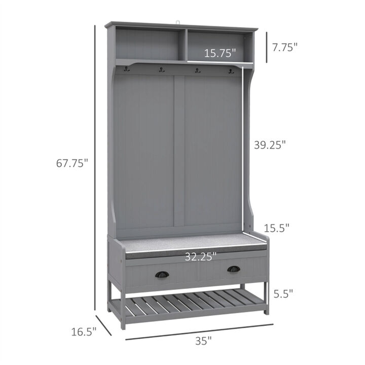 Modern Coat Rack Stand Ideal For Entryway And Hallway