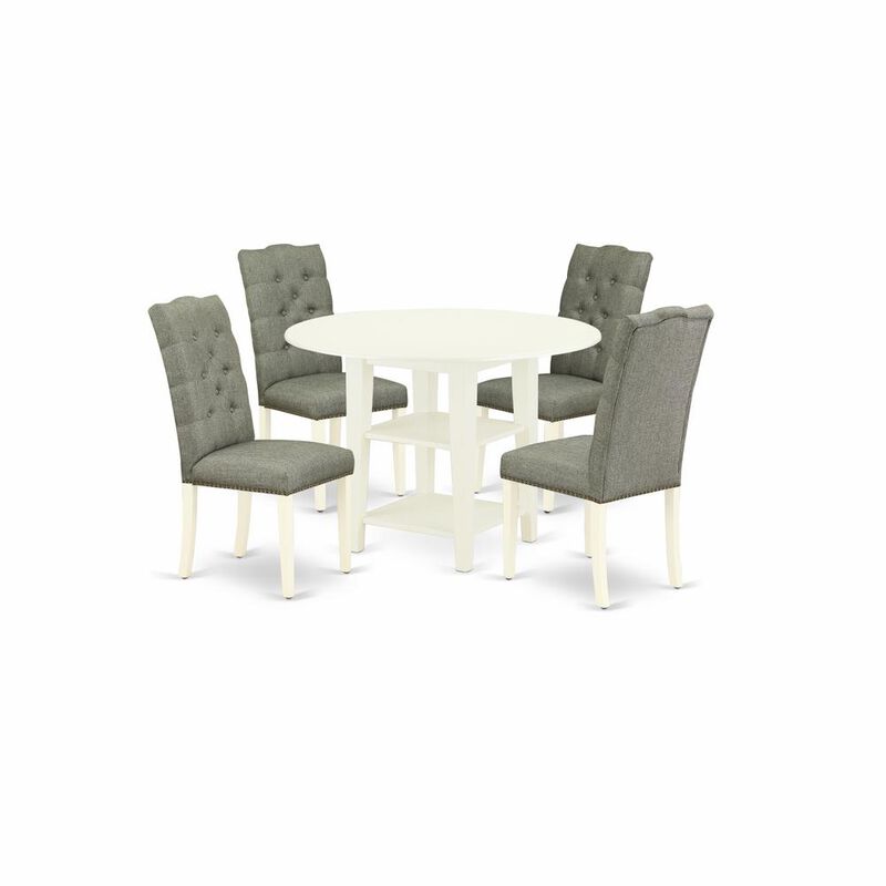 Dining Room Set Linen White