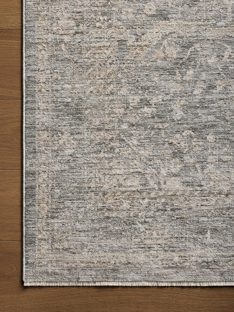 II Tabitha Stone/Natural 2'7" x 10'0" Runner Rug by Loloi II