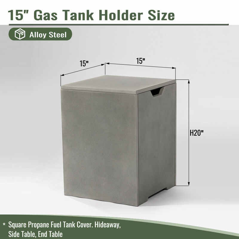 Versatile Propane Tank Cover Outdoor Tank Holder Gas Cylinder, Patio Side Table