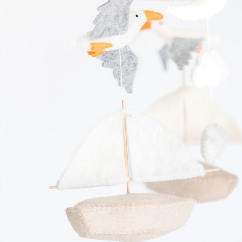 Sailboats and Seagulls Mobile image number 2