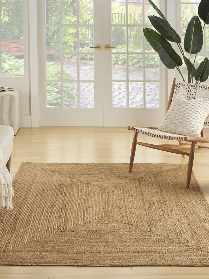 Natural Jute NJT03 Natural 4' x 6' Rug